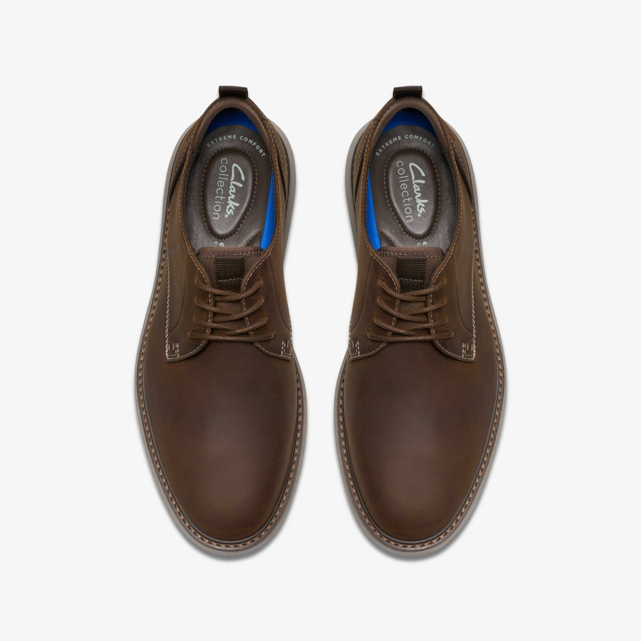 Brantin Plain Beeswax Leather Clarks Men