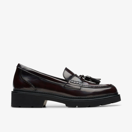 Lauryl Tassel Wine Clarks Women