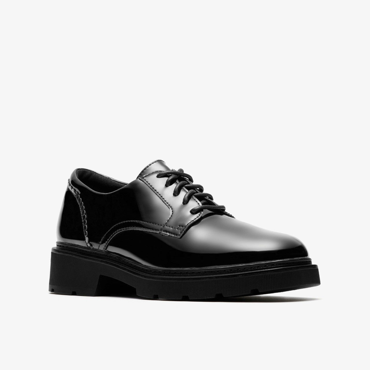 Lauryl Lace Black Patent Clarks Women