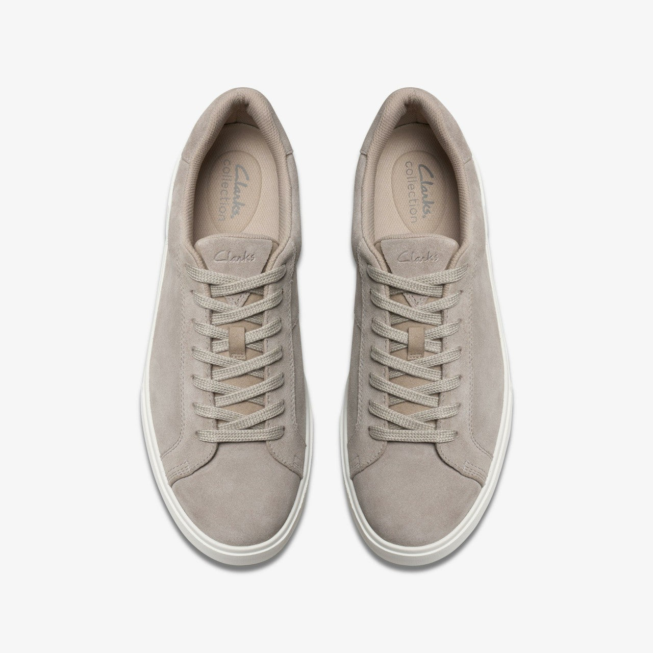 Romsey Lace Grey Suede Clarks Men