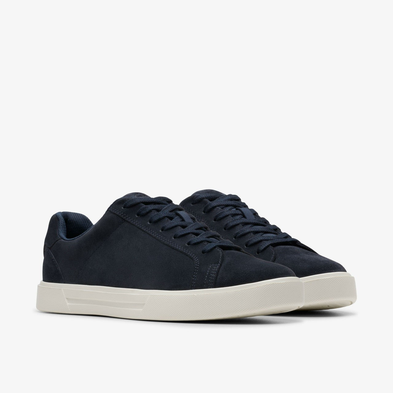 Romsey Lace Navy Suede Clarks Men