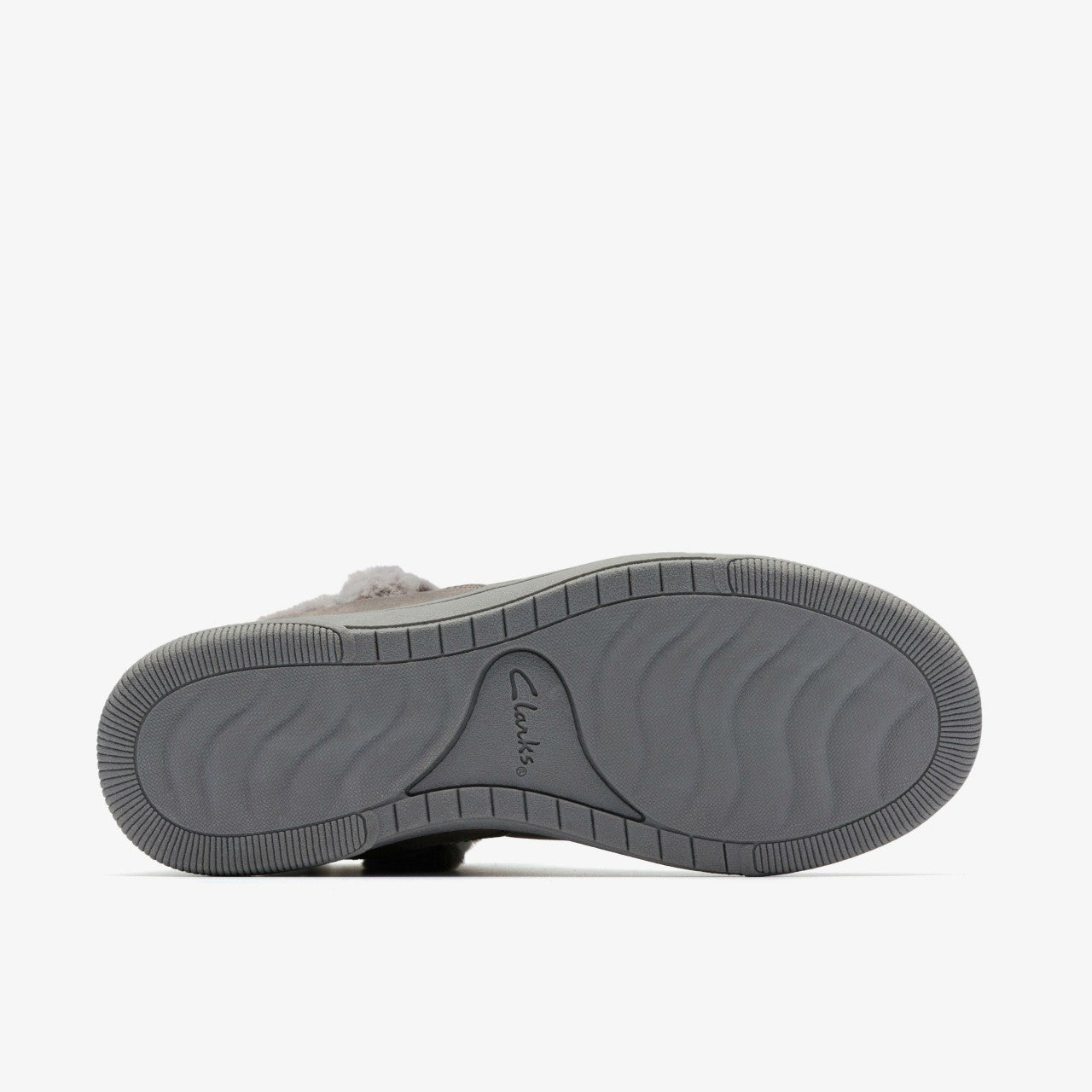 Brinkley Fur Dark Grey Combination Clarks Women