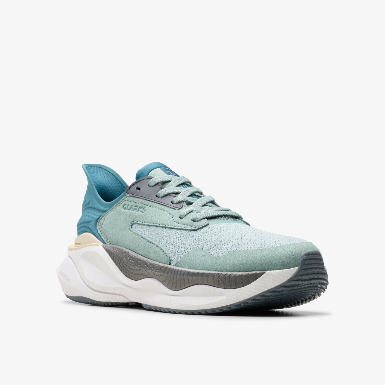 Clarks Pace Aqua Combination Clarks Women