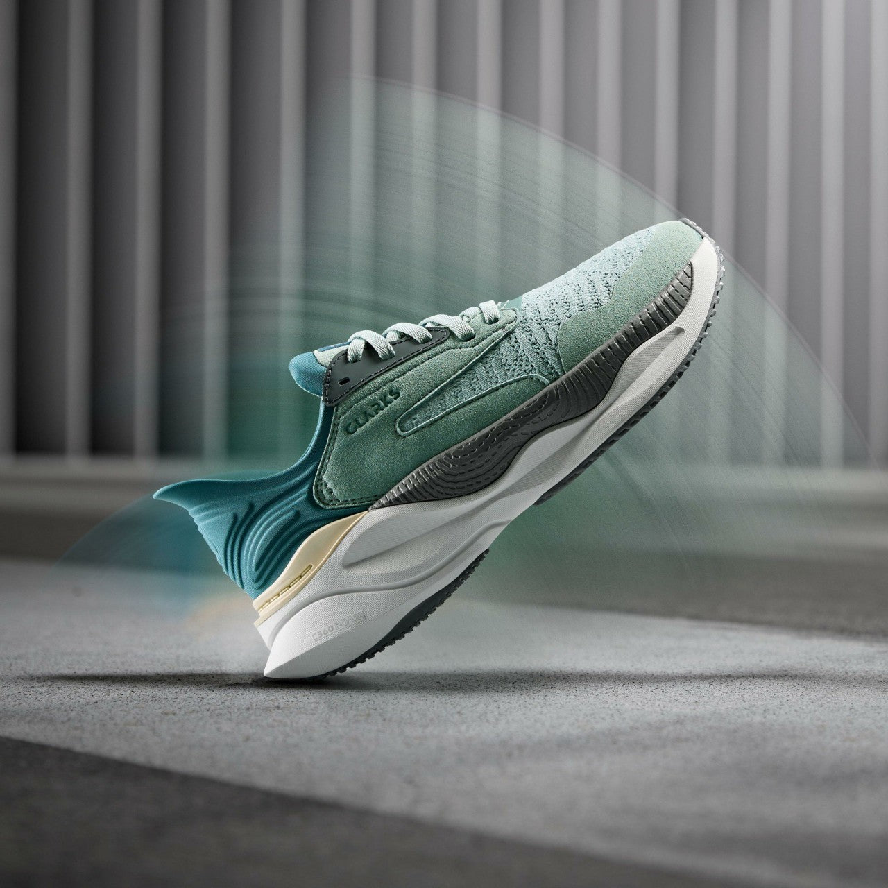 Clarks Pace Aqua Combination Clarks Women