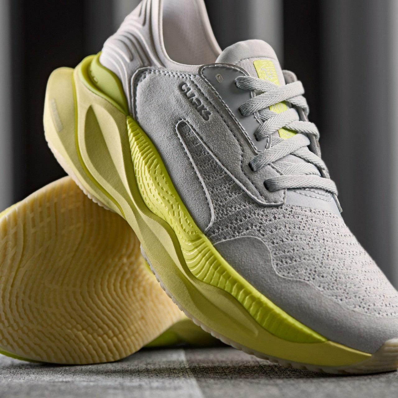 Clarks Pace Lime Combination Clarks Women