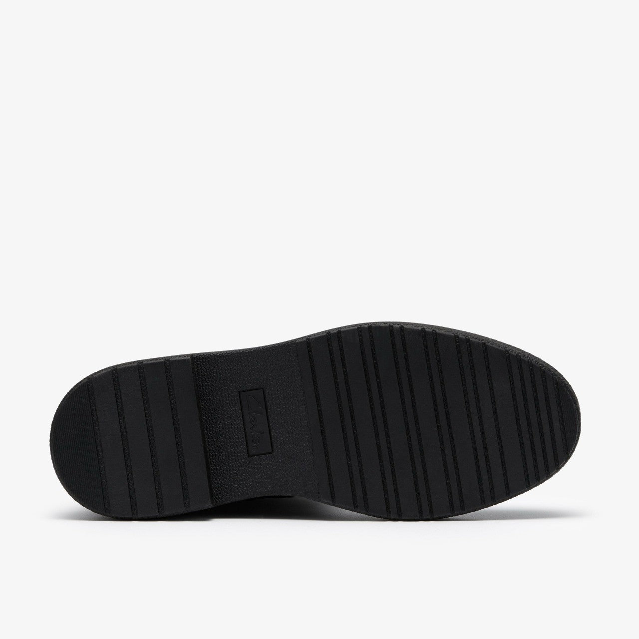 Muster Chain Black Leather Clarks Women