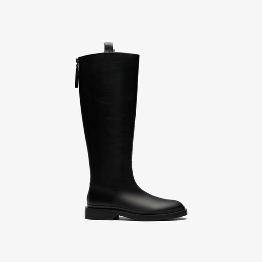 Previa Hi Black Leather Clarks Women