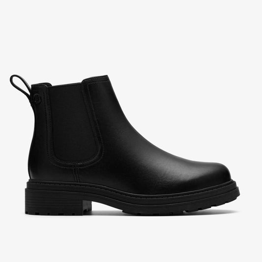 Orinoco3 Lane Black Leather Clarks Women