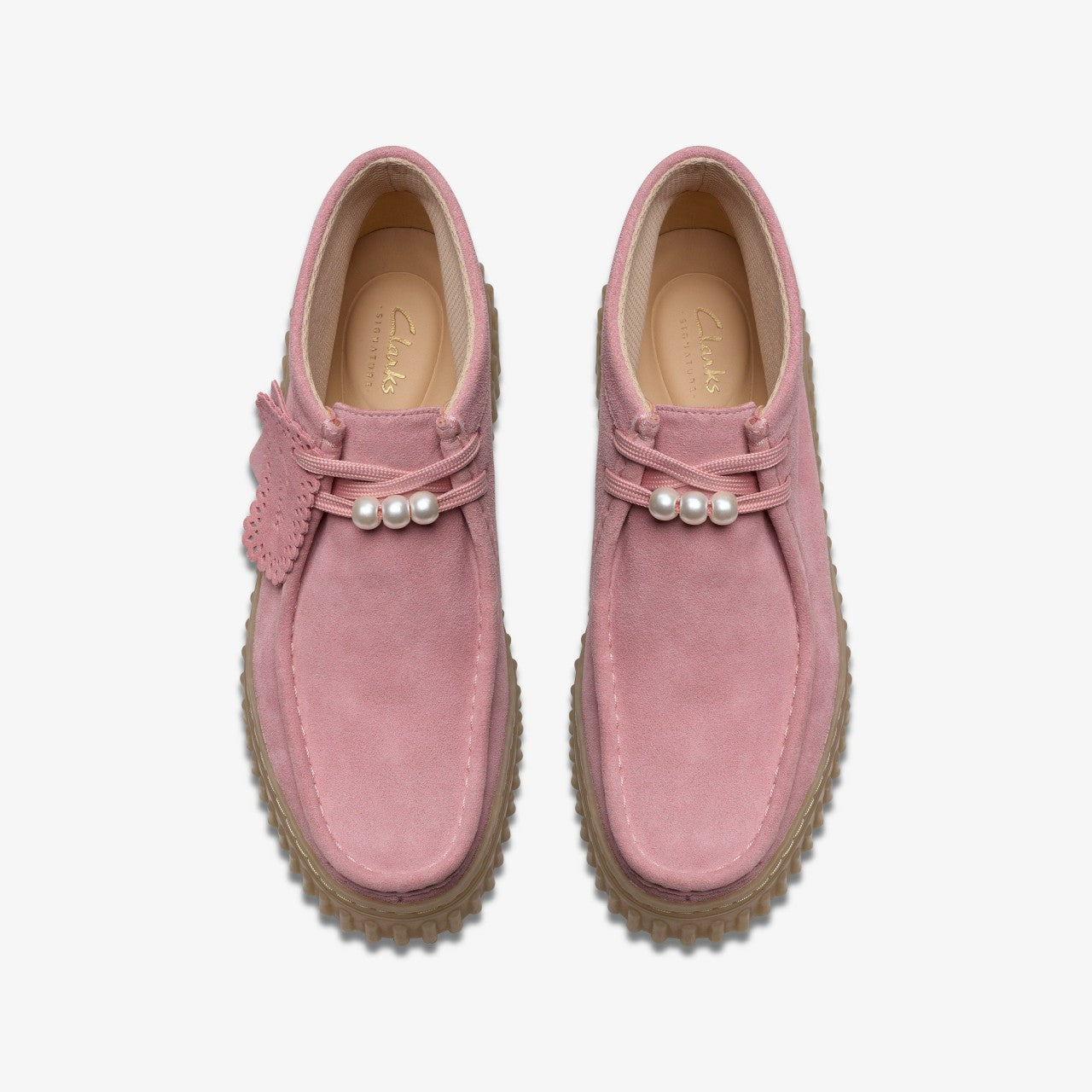 Torhill Moss Dusty Rose Suede Clarks Women