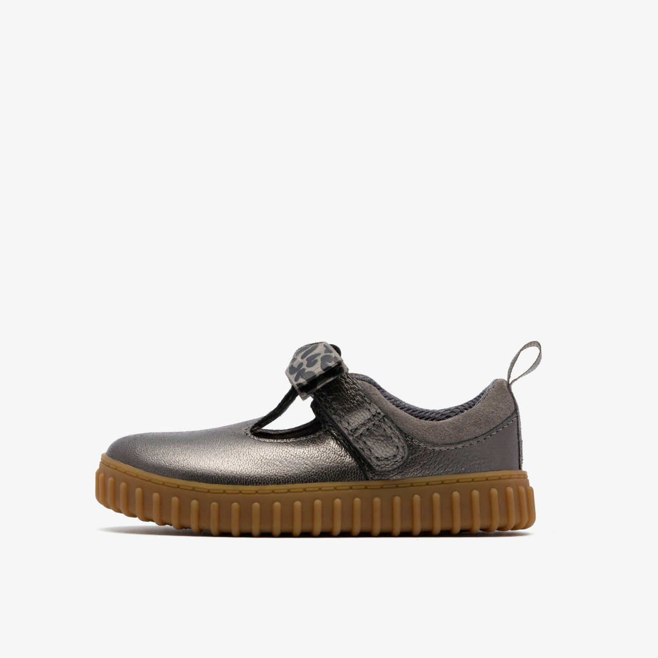 Cove Bow Toddler Silver Metallic Clarks Kids