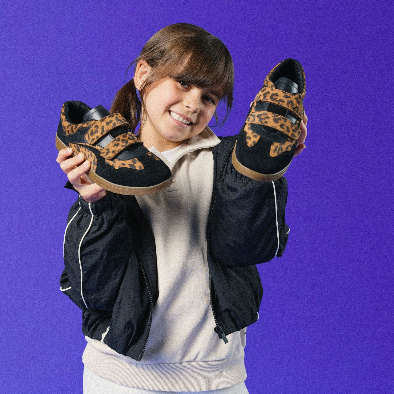 Disco Vibe Kid Leopard Print Clarks Kids