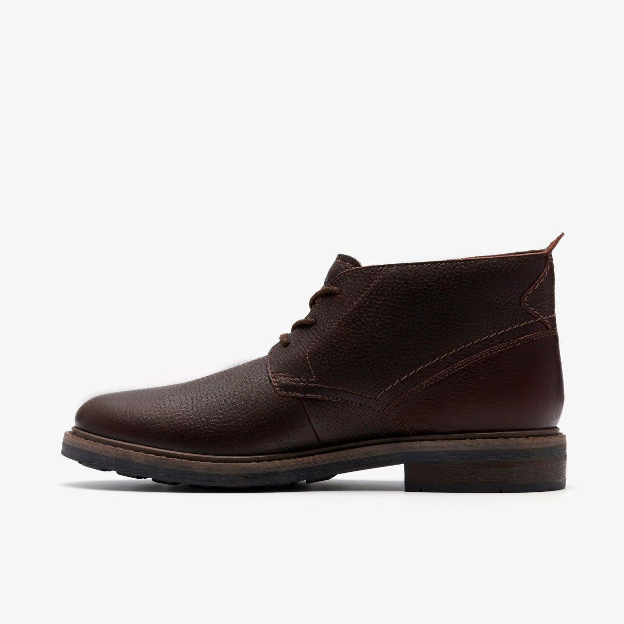 Newford Mid Waterproof Brown Warmlined Leather Clarks Men
