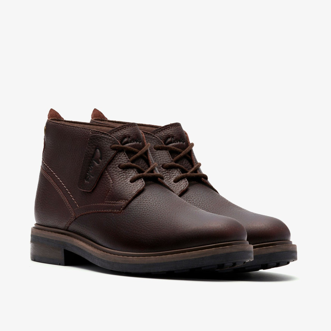 Newford Mid Waterproof Brown Warmlined Leather Clarks Men