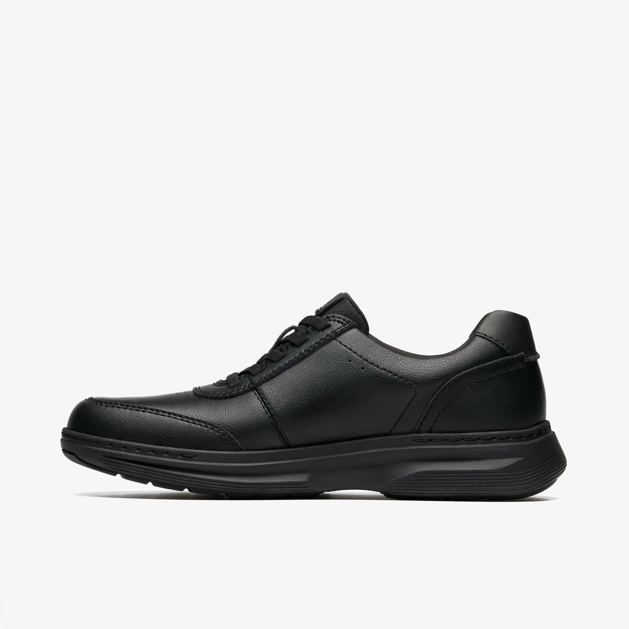 Craftwell Lace Black Leather Clarks Men