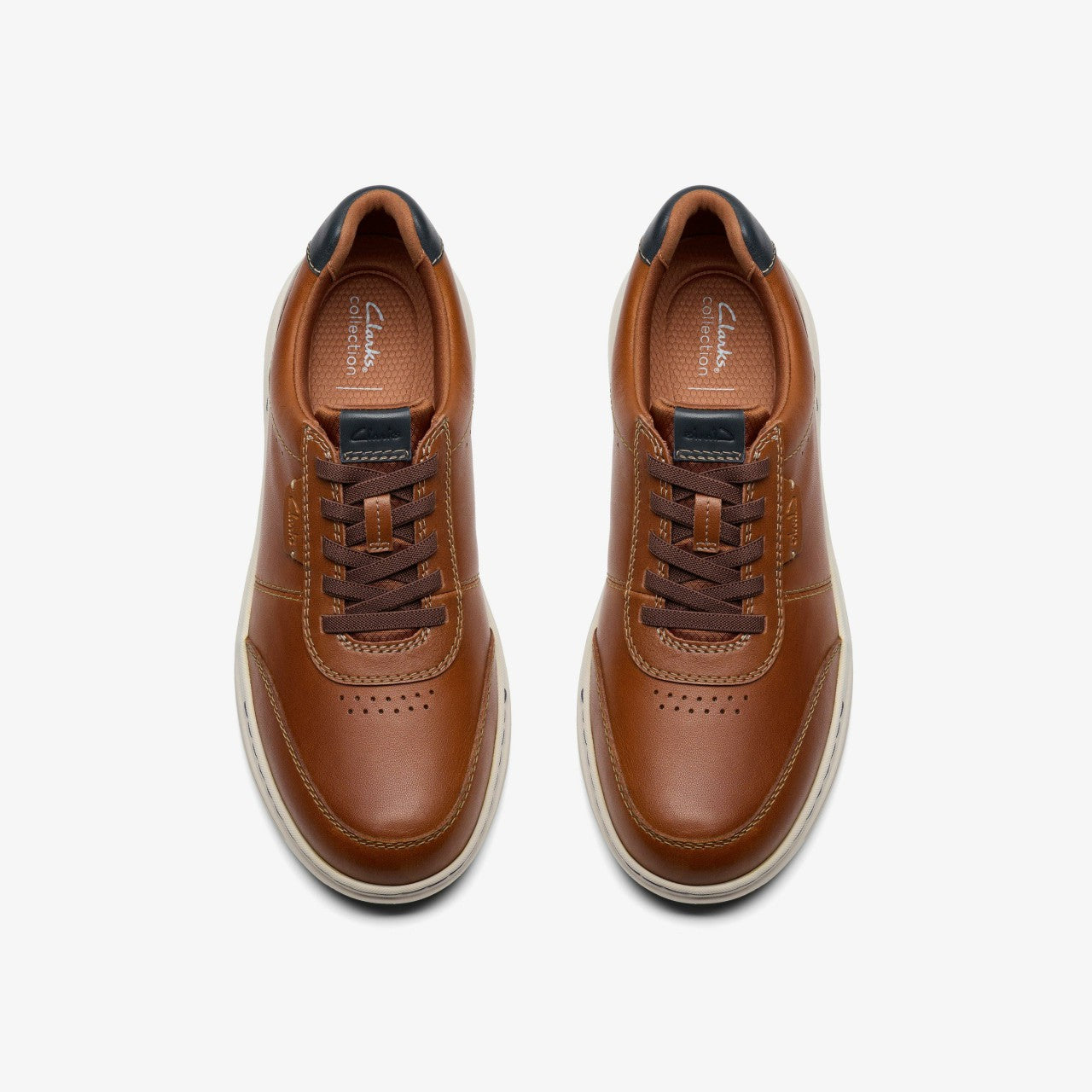 Craftwell Lace Tan Leather Clarks Men