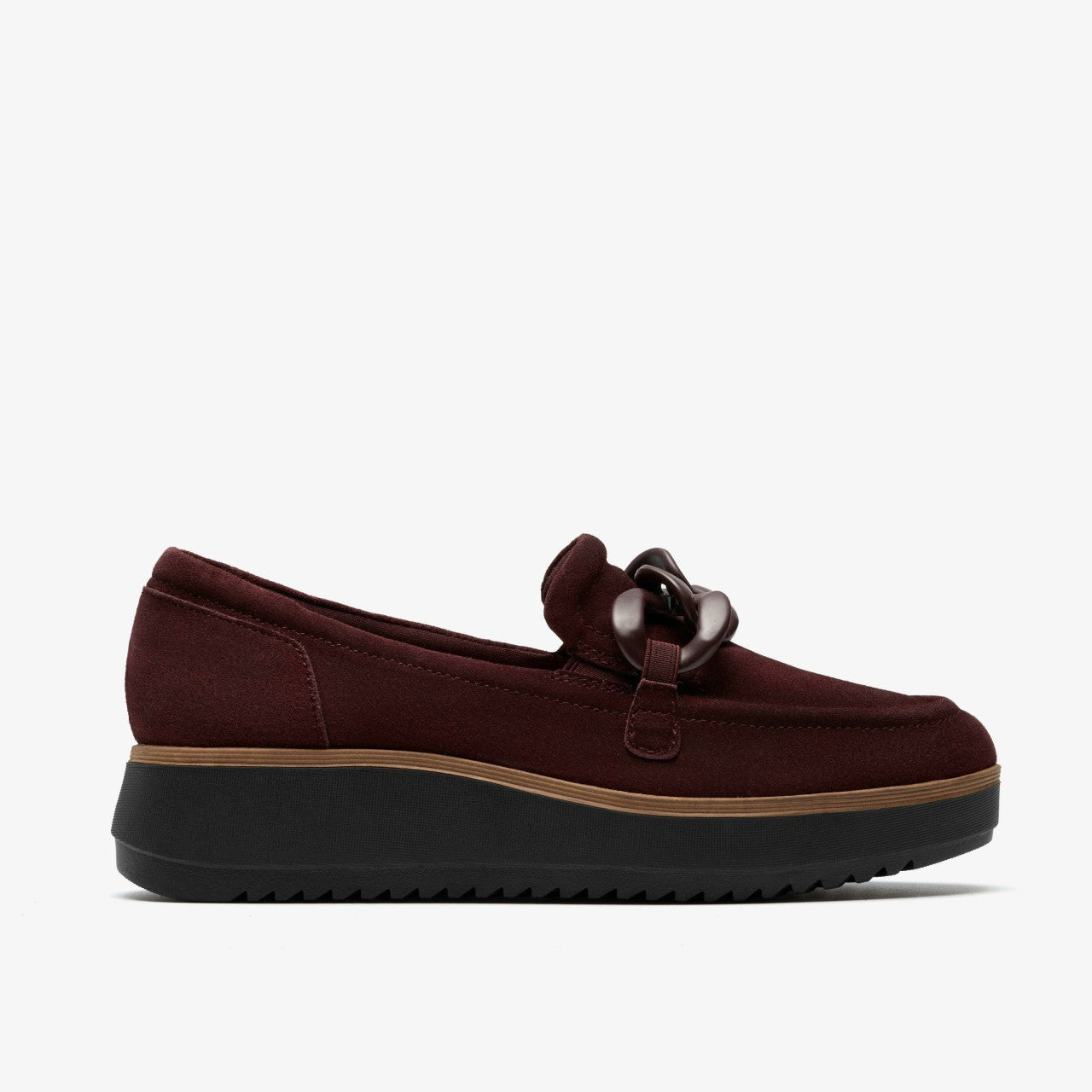 Zylah May Merlot Suede Clarks Women
