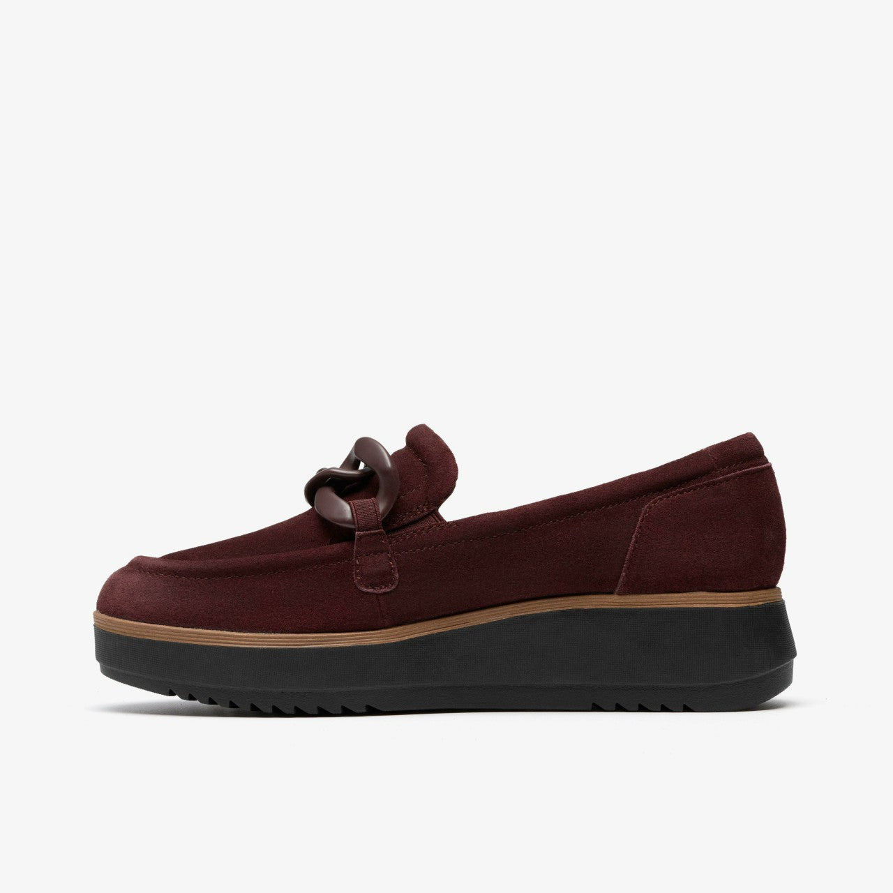 Zylah May Merlot Suede Clarks Women