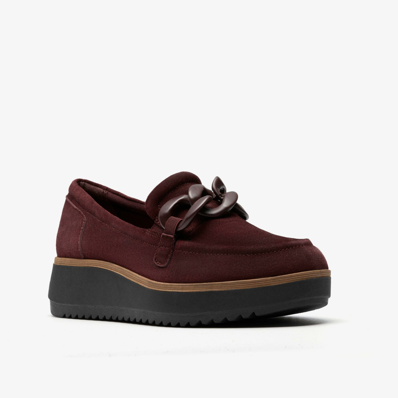 Zylah May Merlot Suede Clarks Women