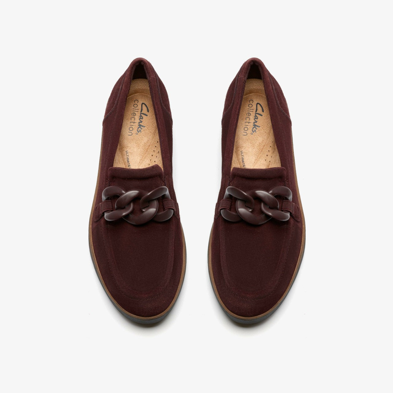 Zylah May Merlot Suede Clarks Women