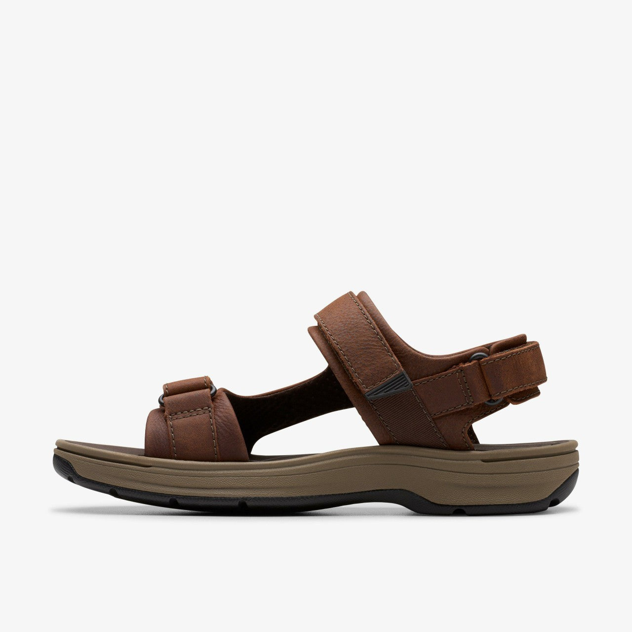Saltway Edge Dark Brown Leather Clarks Men