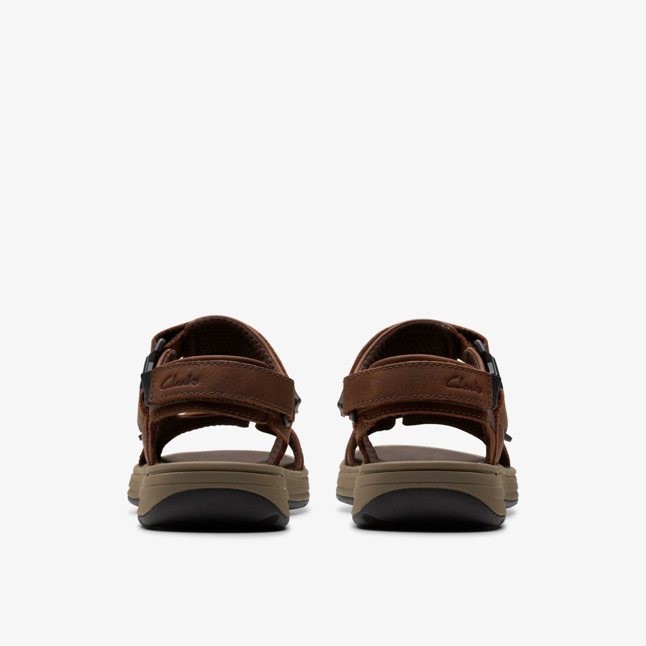 Saltway Edge Dark Brown Leather Clarks Men