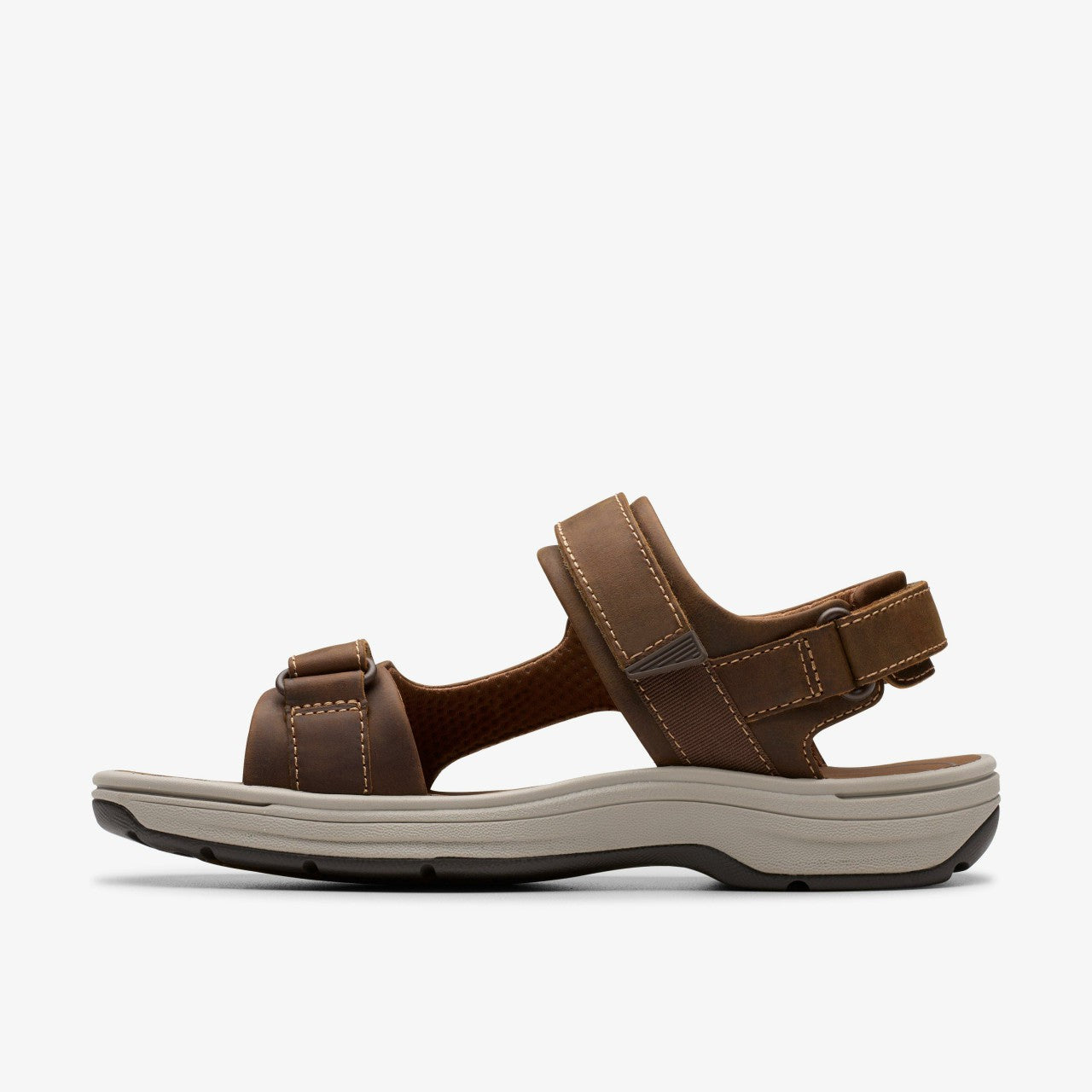 Saltway Edge Light Tan Leather Clarks Men