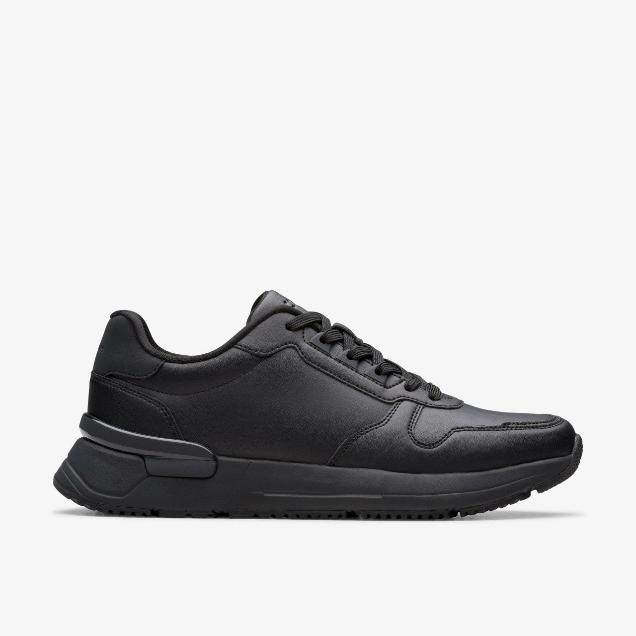 Elwick Lace Black Clarks Men