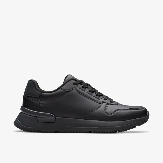 Elwick Lace Black Clarks Men