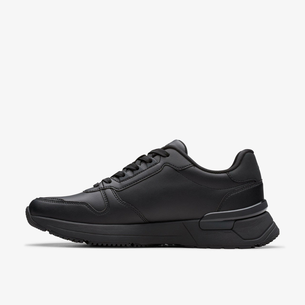 Elwick Lace Black Clarks Men