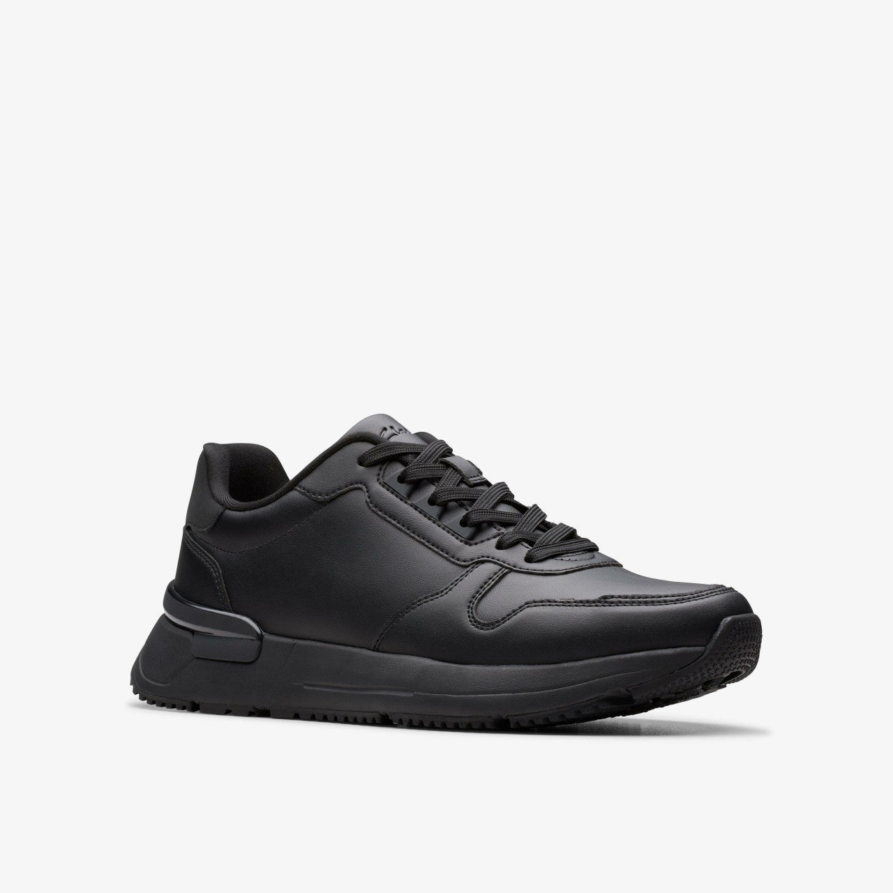 Elwick Lace Black Clarks Men