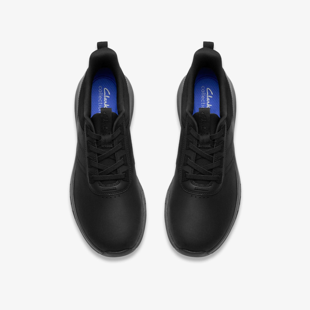 Motion Trek LX Black Leather Clarks Men