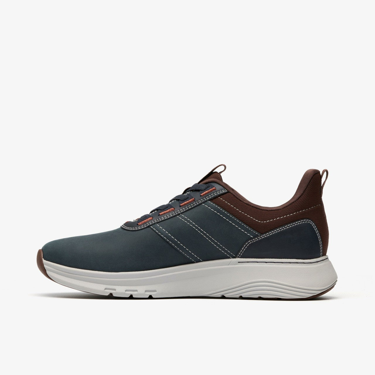 Motion Trek LX Navy Leather Clarks Men