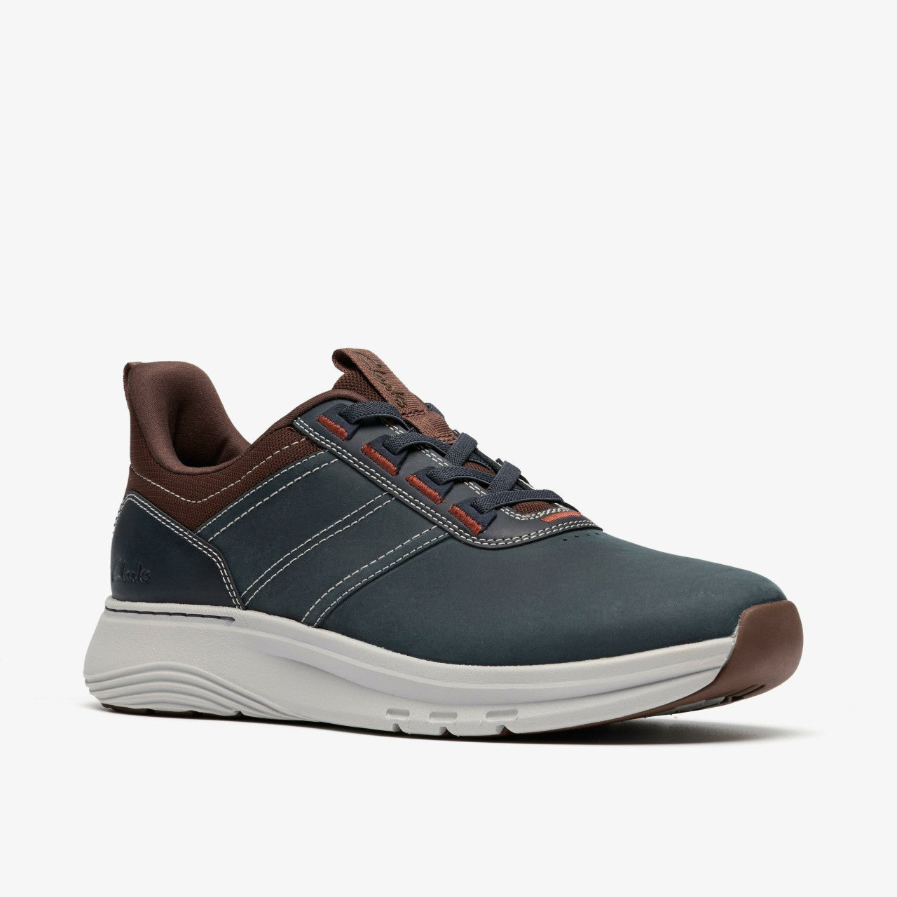 Motion Trek LX Navy Leather Clarks Men