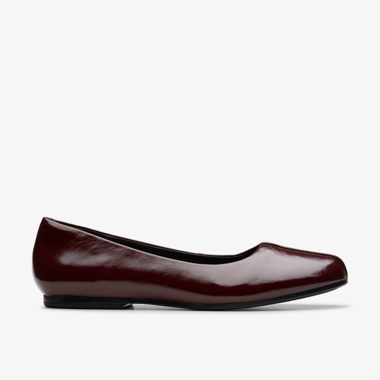 Livia Lily Burgundy Patent Clarks Women