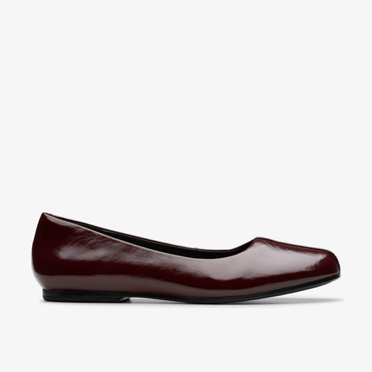 Livia Lily Burgundy Patent Clarks Women
