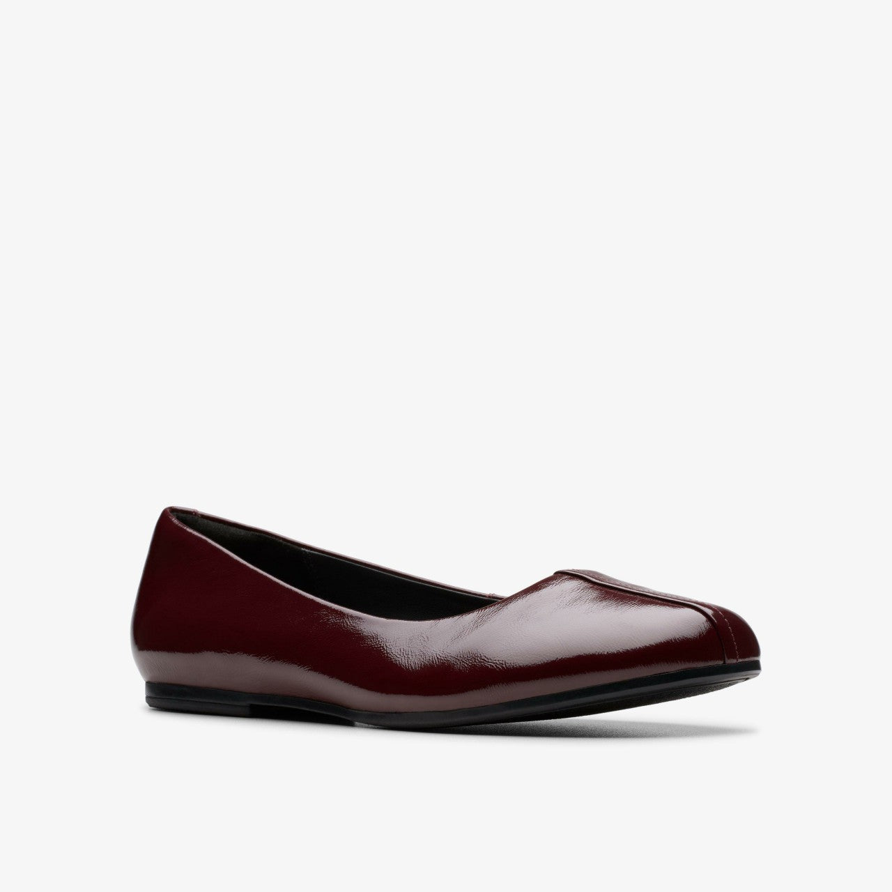 Livia Lily Burgundy Patent Clarks Women