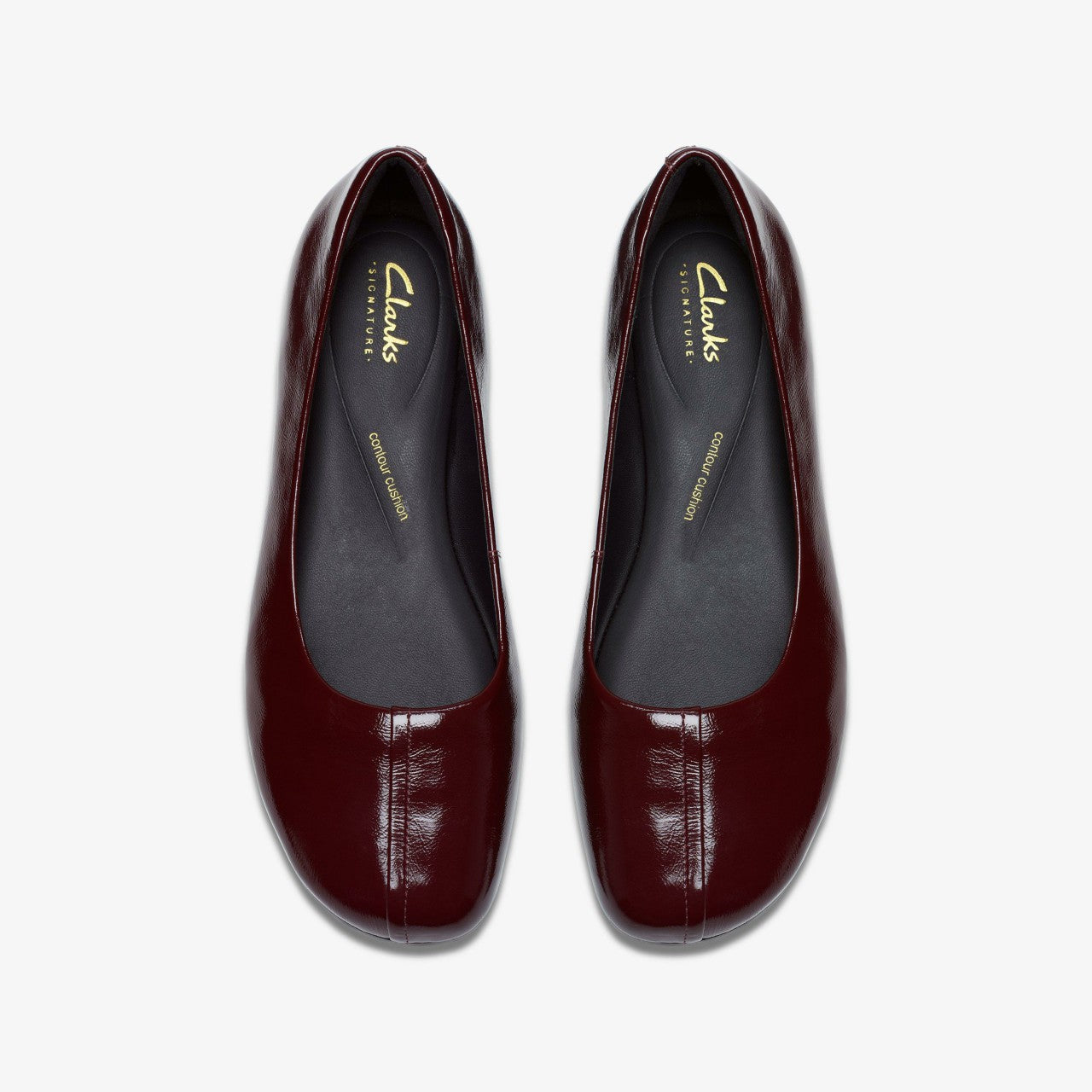 Livia Lily Burgundy Patent Clarks Women