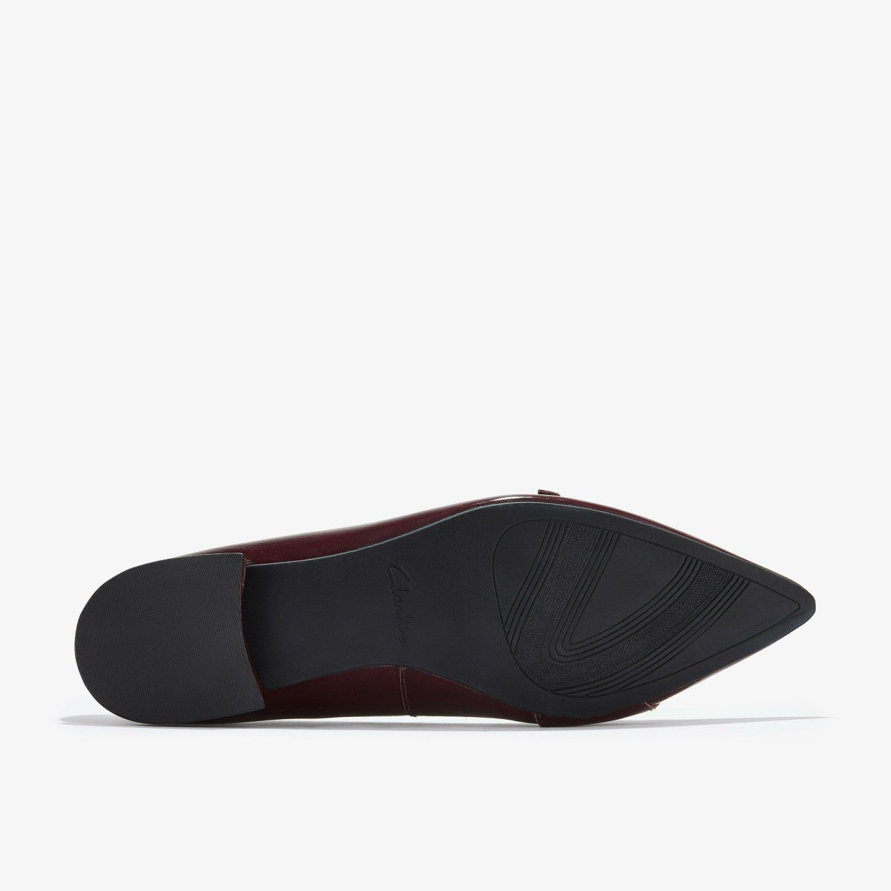Sensa 15 Strap Burgundy Patent Clarks Women