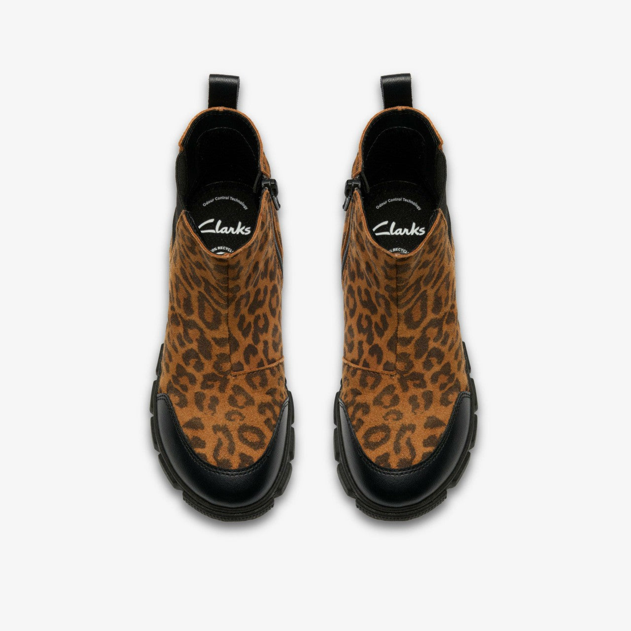 Evyn Chelsea Kid Leopard Print Clarks Kids
