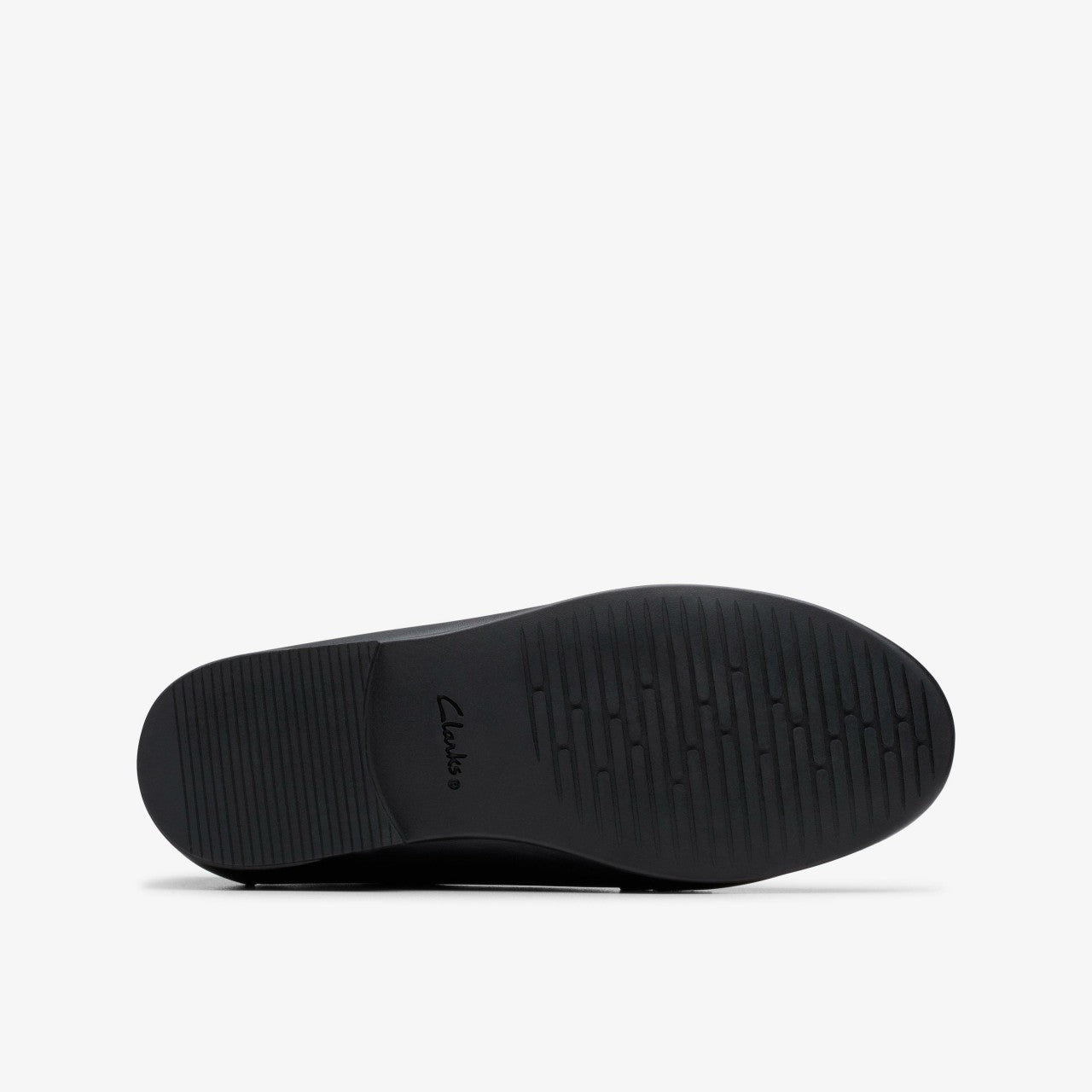 Finja Loafer Older Black Leather Clarks Kids