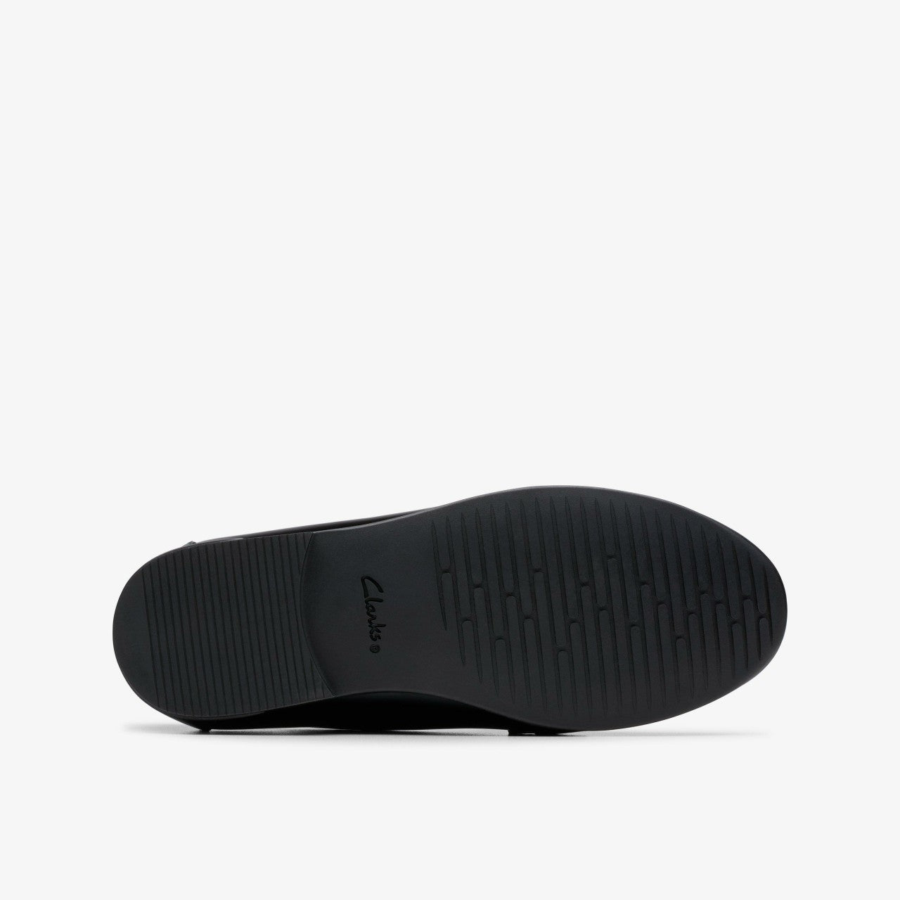 Finja Loafer Older Black Patent Clarks Kids