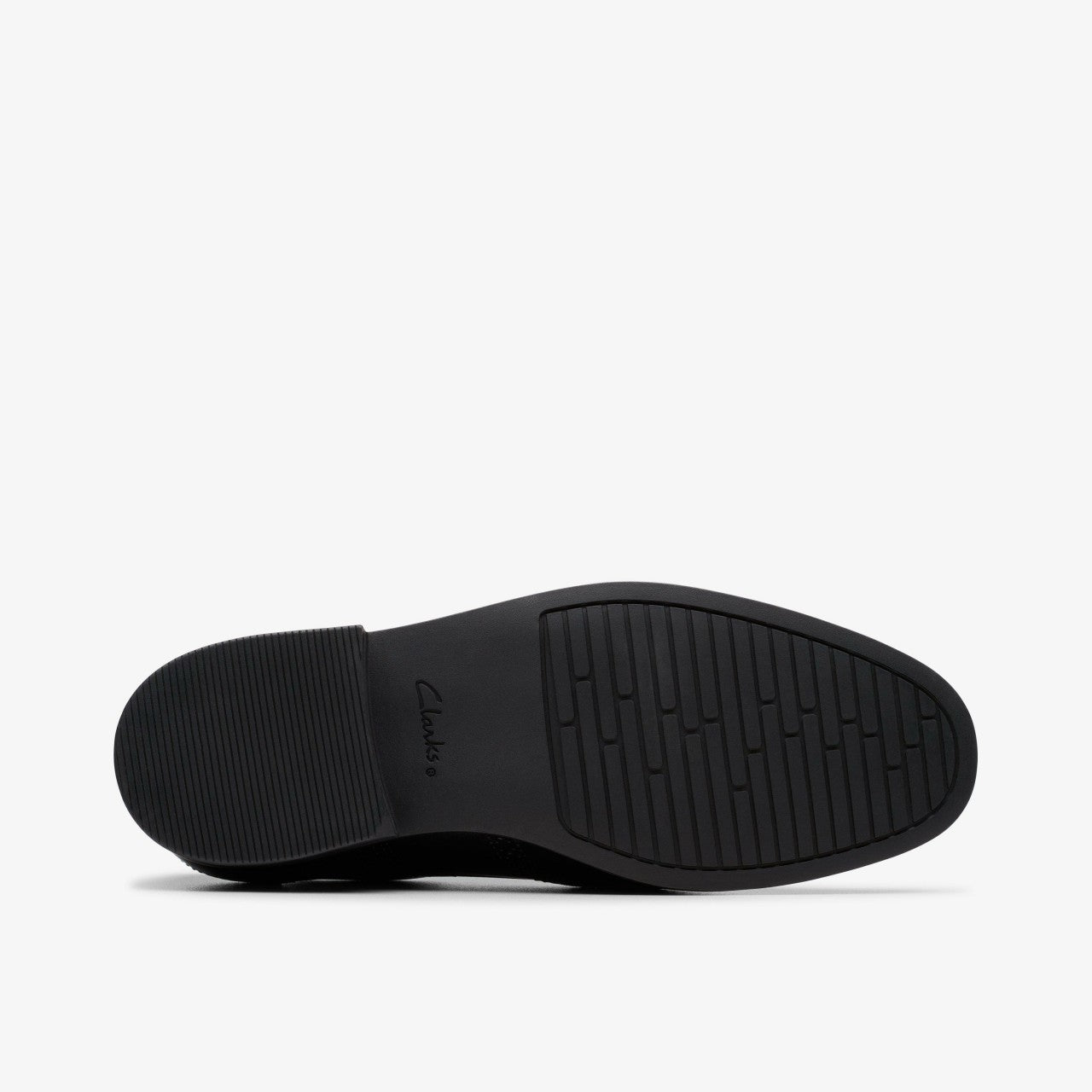 Jonwin Wing Youth Black Leather Clarks Kids
