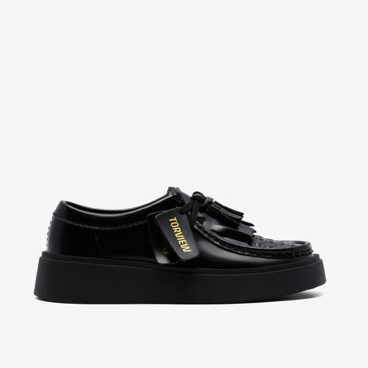 Torview W Black Leather Clarks Women