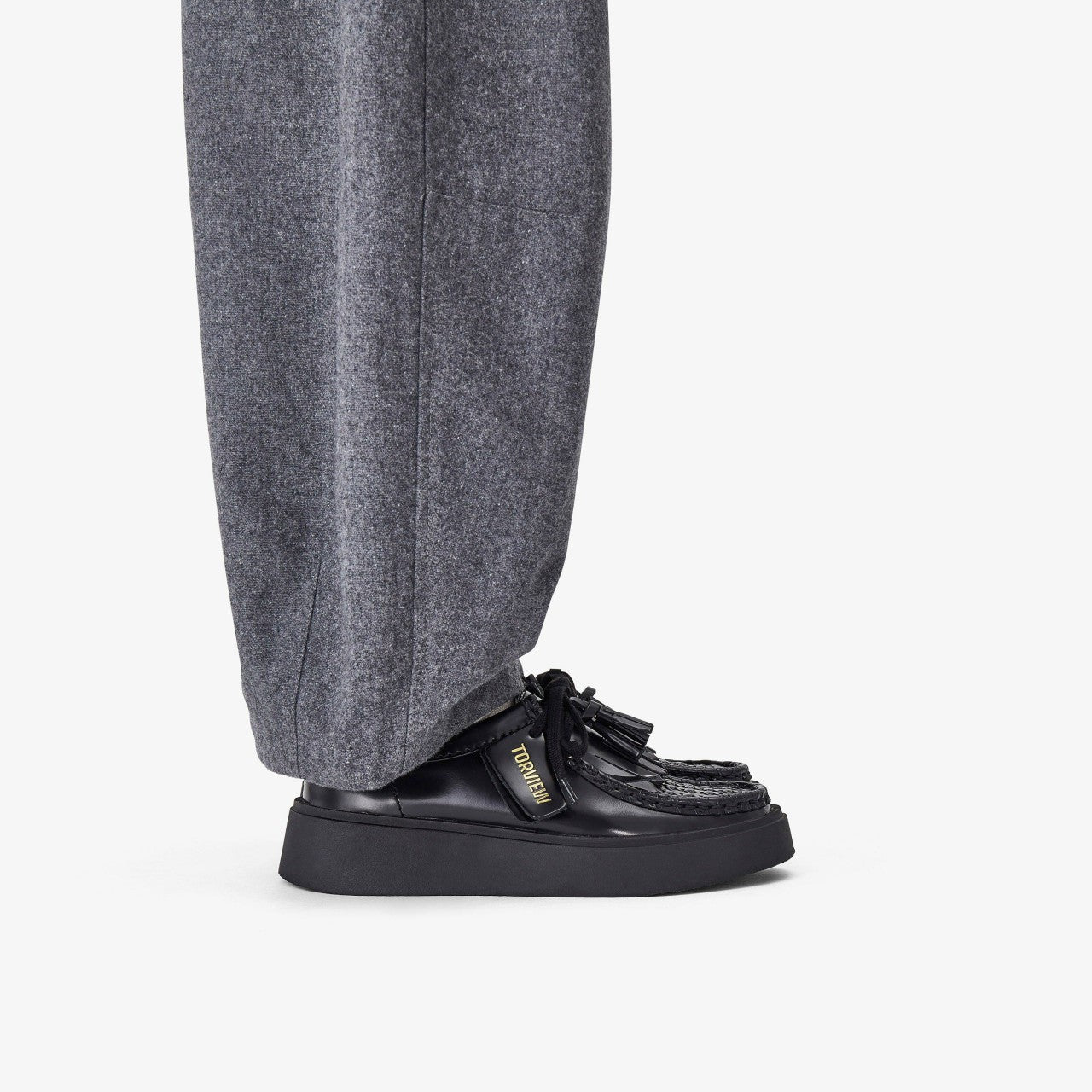 Torview W Black Leather Clarks Women