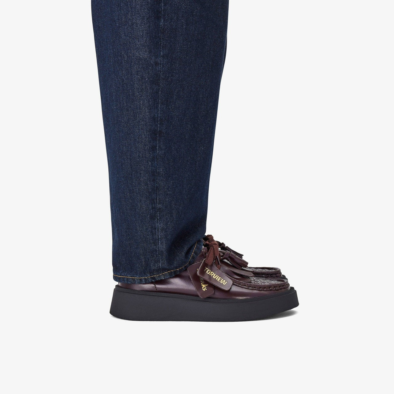 Torview W Purple Grape Leather Clarks Women