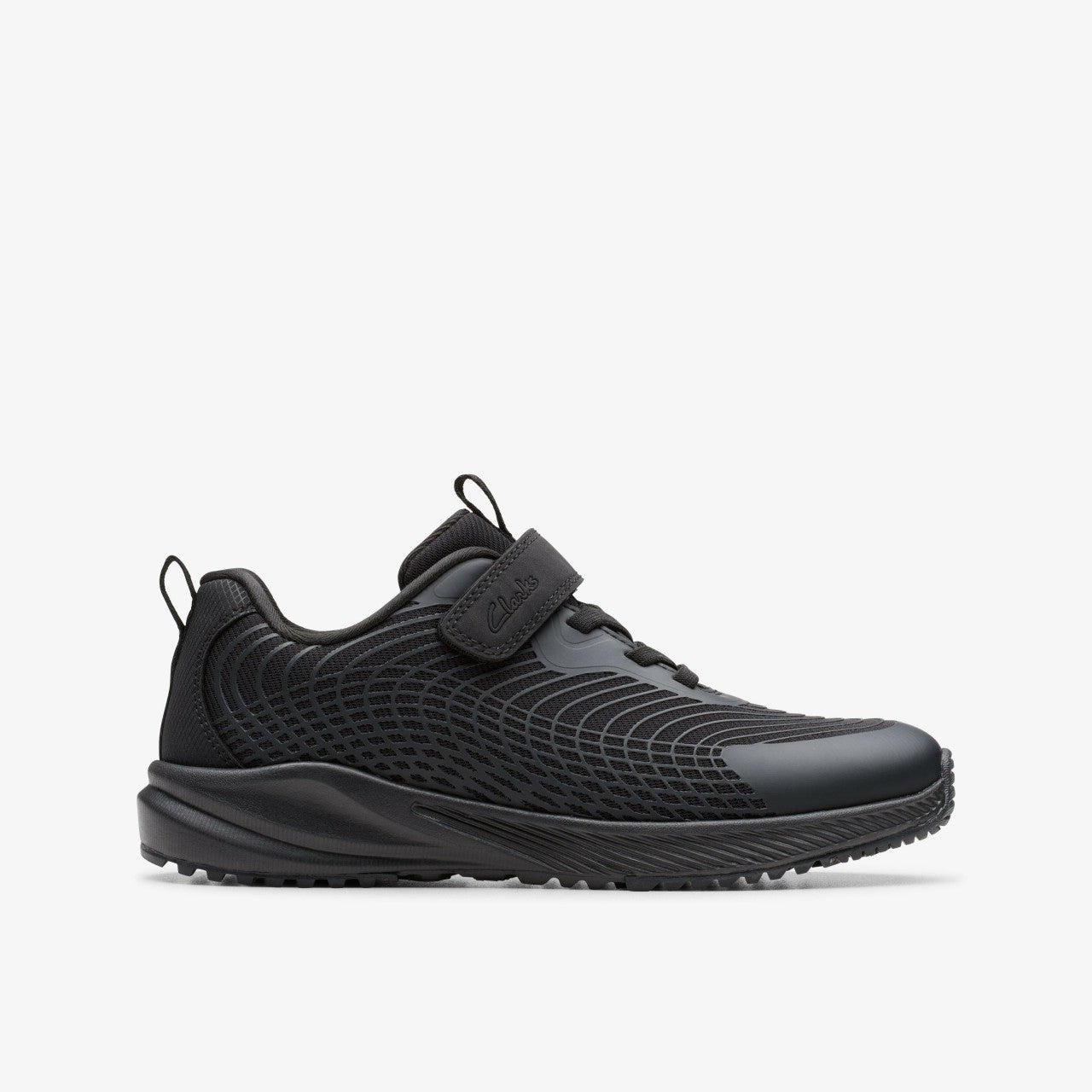 Deyes Dash Kid Black/Black Clarks Kids