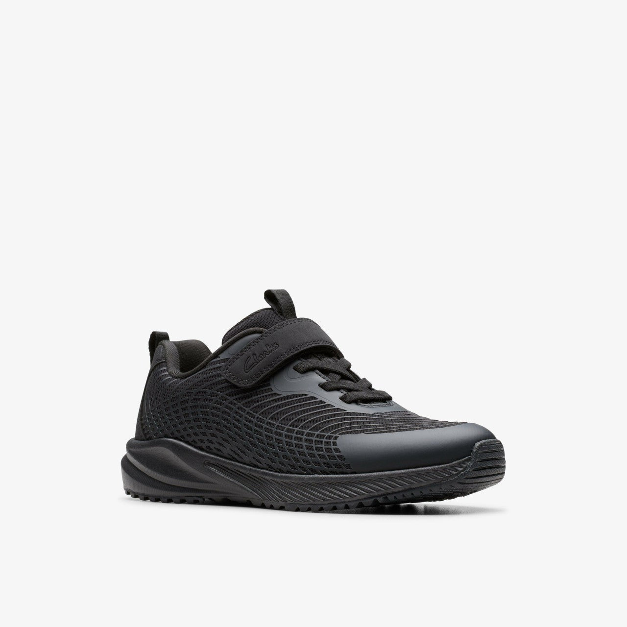 Deyes Dash Kid Black/Black Clarks Kids