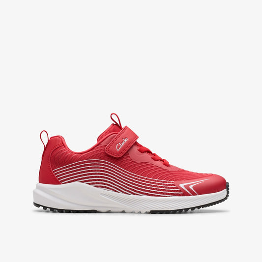 Deyes Dash Kid Red Synthetic Clarks Kids