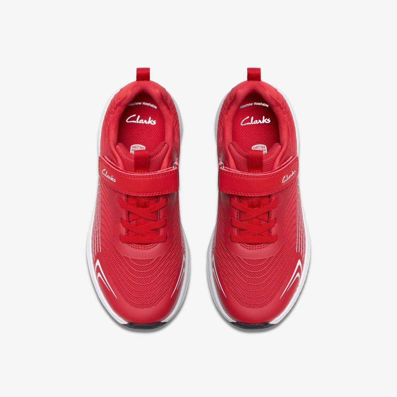 Deyes Dash Kid Red Synthetic Clarks Kids