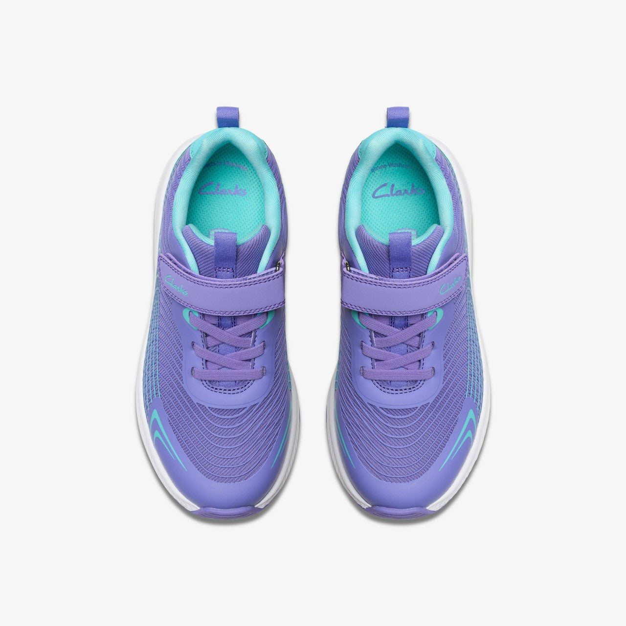 Deyes Dash Kids Purple Synthetic Clarks Kids